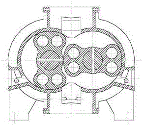 A vacuum pumping system for a wind tunnel body