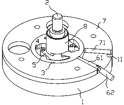 Bottle blowing machine bed die locking mechanism