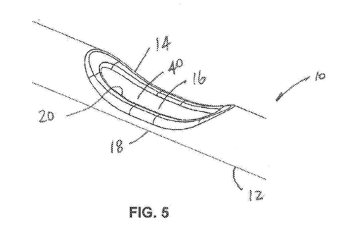 Lacrimal stent with opening