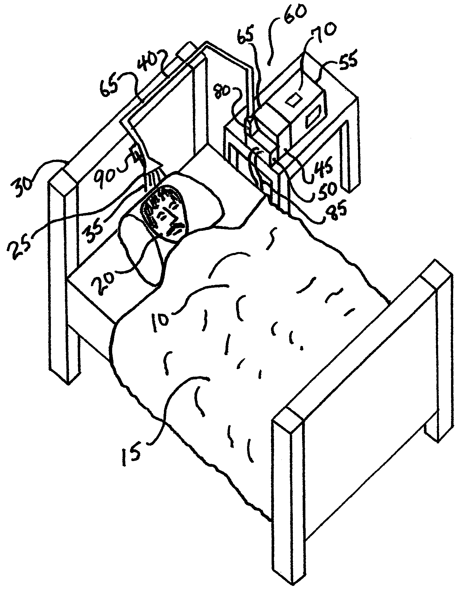 Machine for waking a sleeper