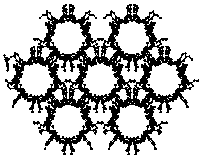 Preparation method of cyclodextrin constructed adsorbing material based on micropore structure