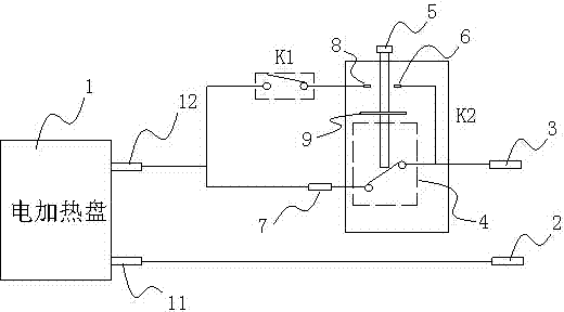 Electric kettle with thermal insulation function