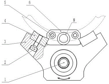 Floating clamping jaw for lathe machining