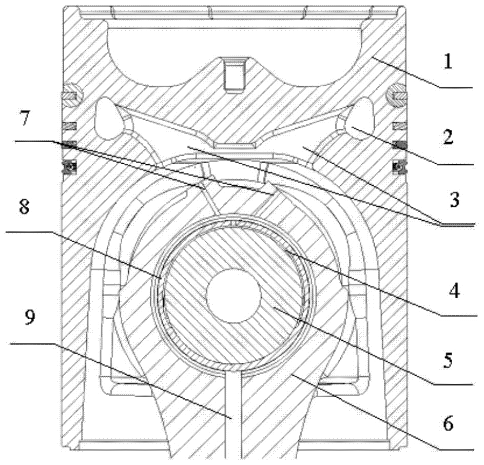 Connecting Rod Lubricating Oil Delivery Structure of Diesel Engine