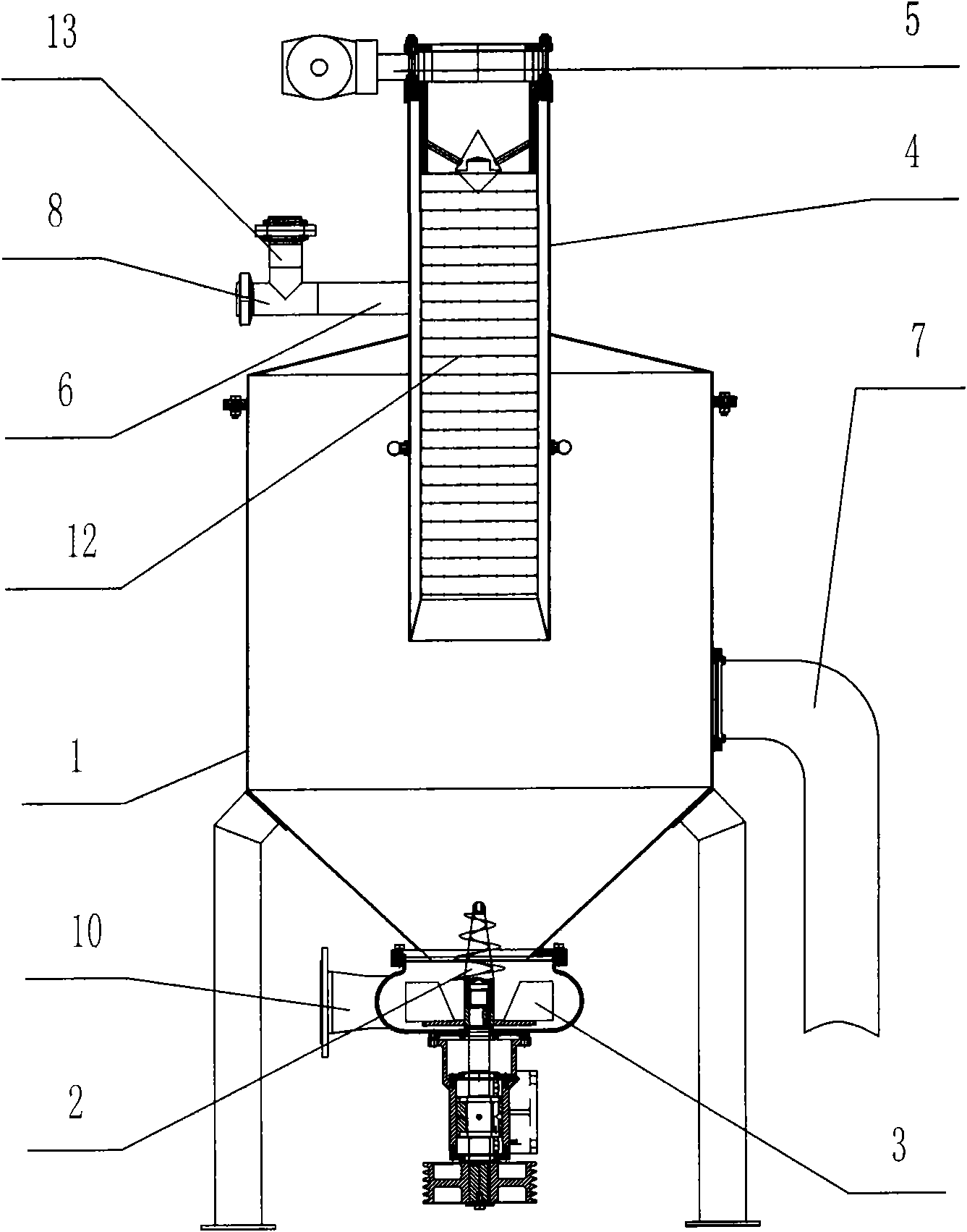 Starch paste mixer for brewing beers