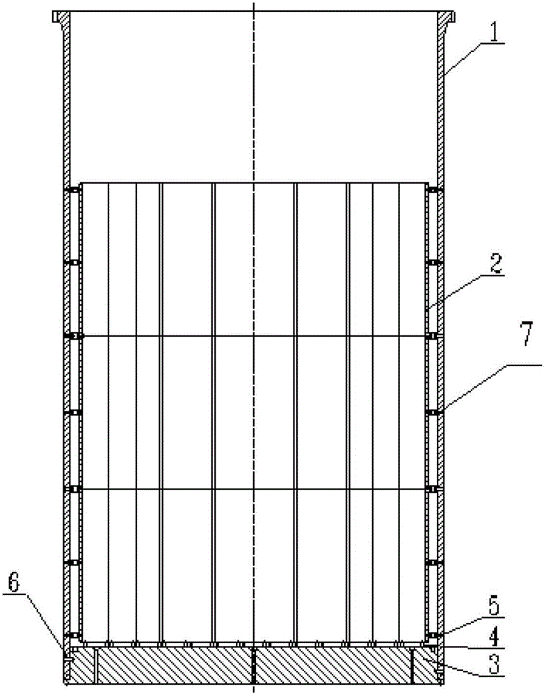 Deformation-controlled long-stroke split bucket assembly