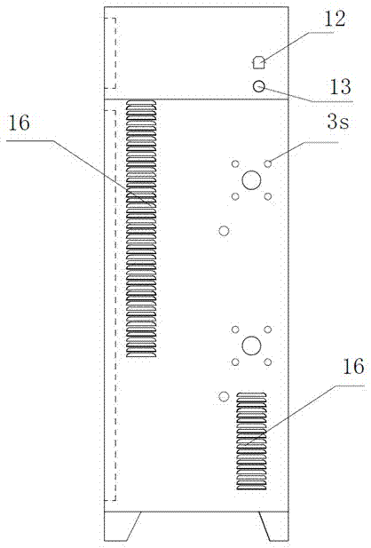 Novel self-air-supply explosion-proof gas distribution cabinet