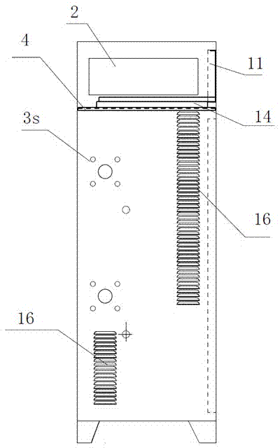 Novel self-air-supply explosion-proof gas distribution cabinet