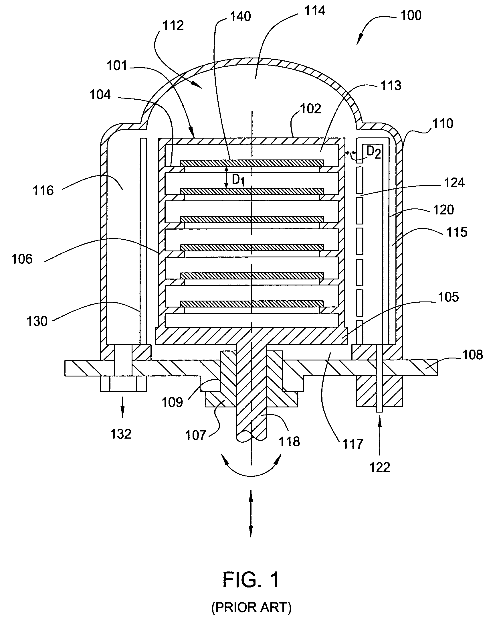 Batch deposition tool and compressed boat