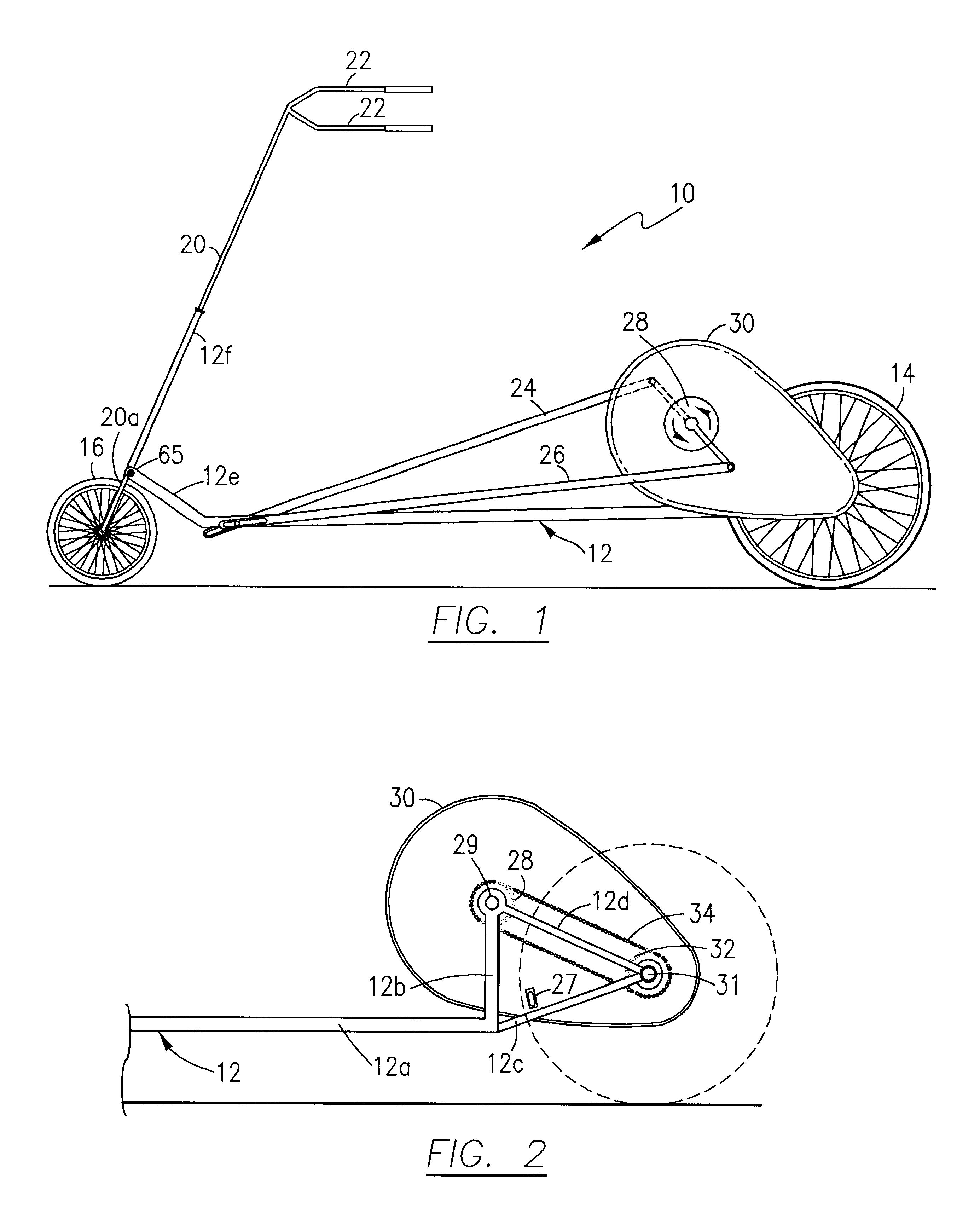 Step-cycle for exercise, recreation, and transport having telescopically movable pedals