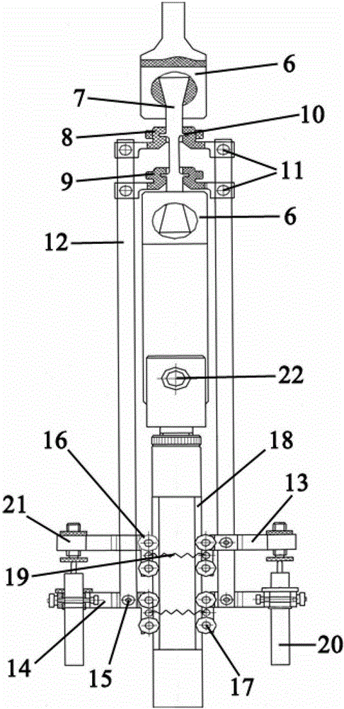 Ultra-high temperature extended deformation measuring device