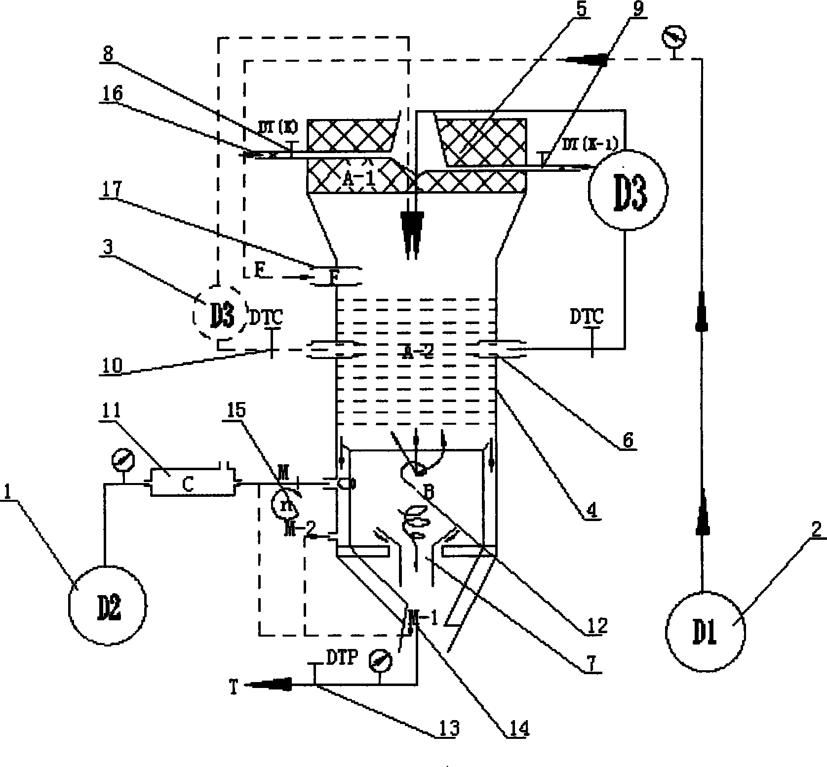 Flotation column for sorting mineral