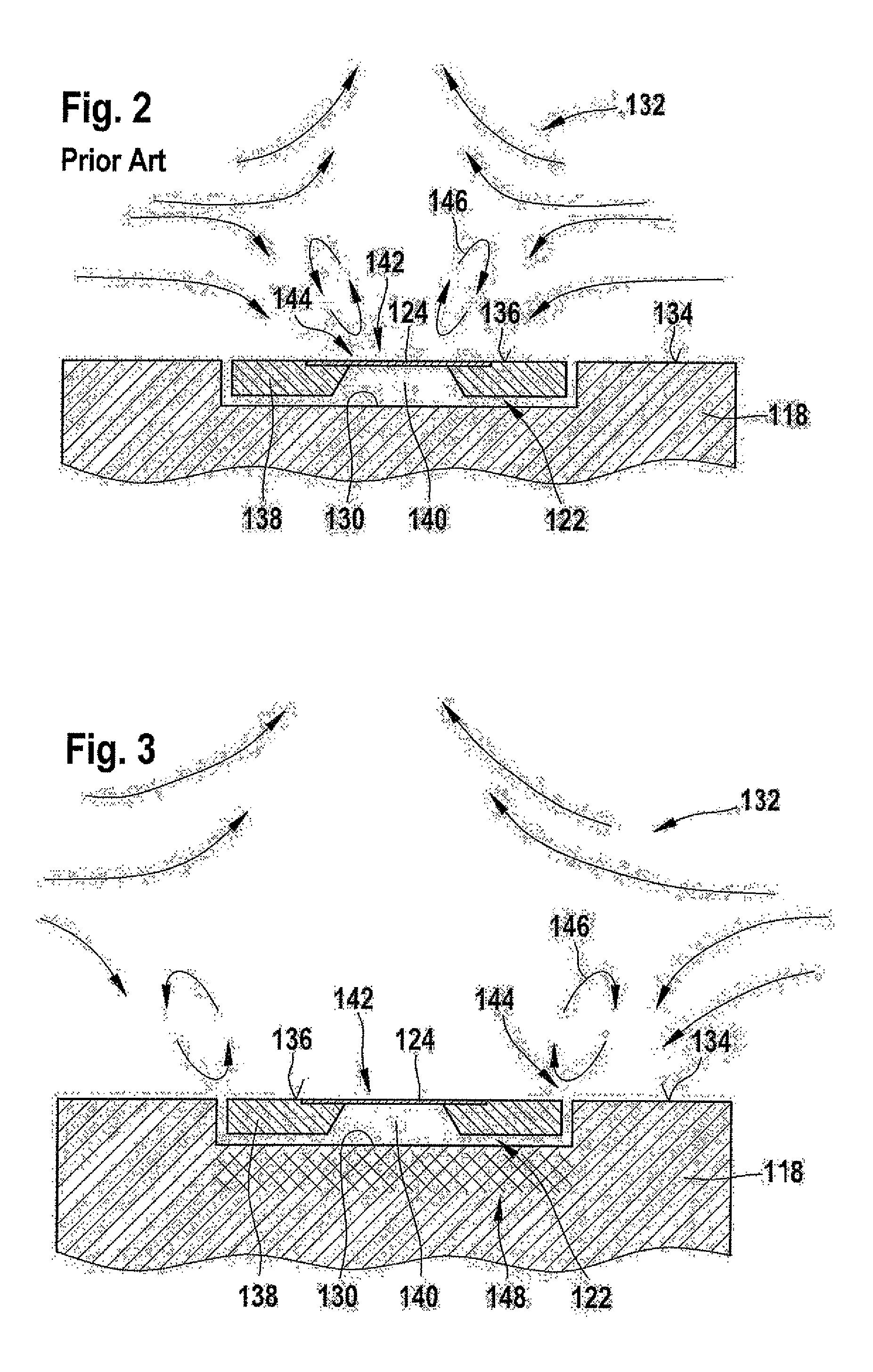 Heated hot-film air-mass sensor