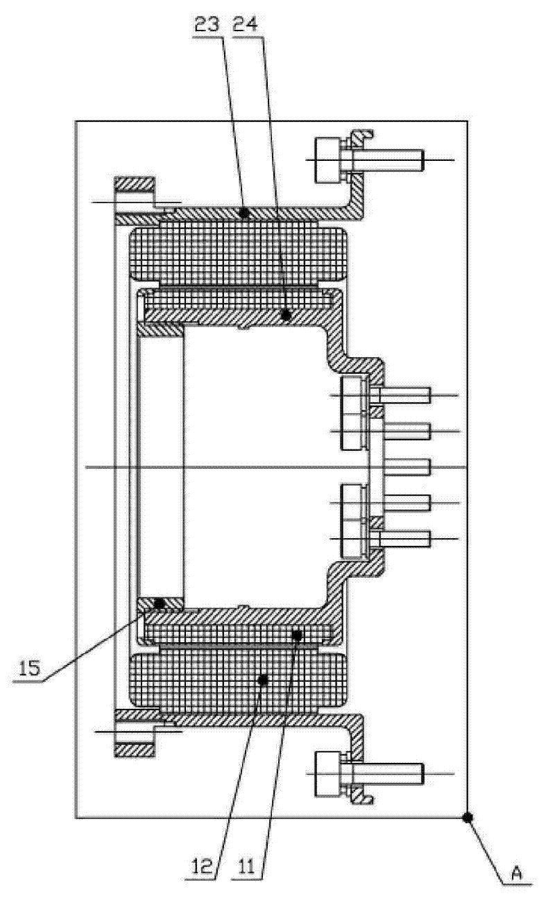 Moon-exploration mechanical arm modularization joint based on absolute position measurement