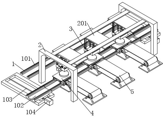 An automatic disassembly and assembly line for hydraulic supports