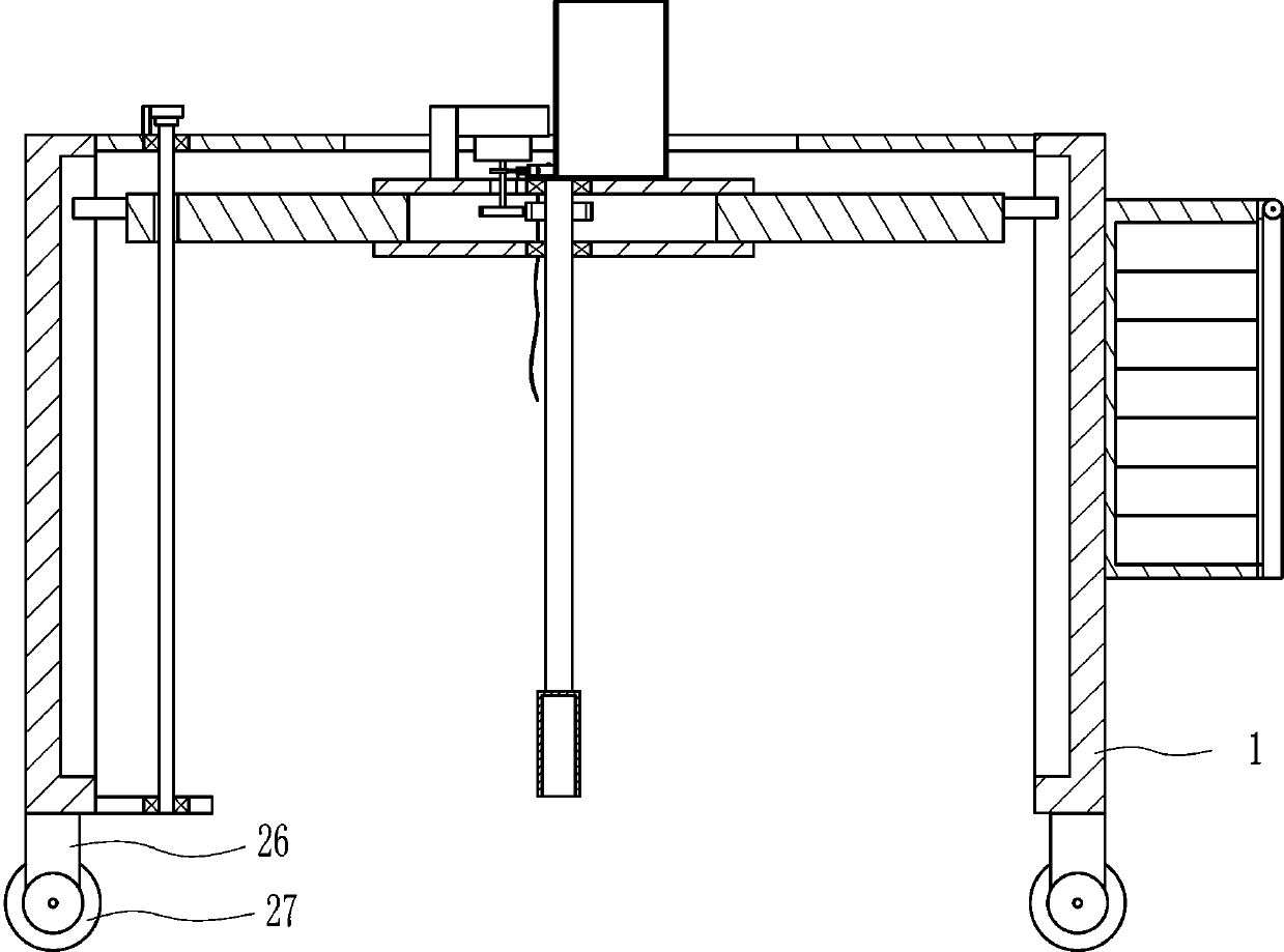 A rotary soil sampling research device