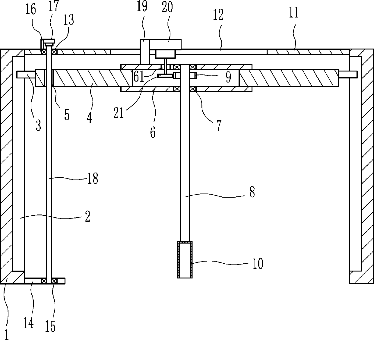 A rotary soil sampling research device