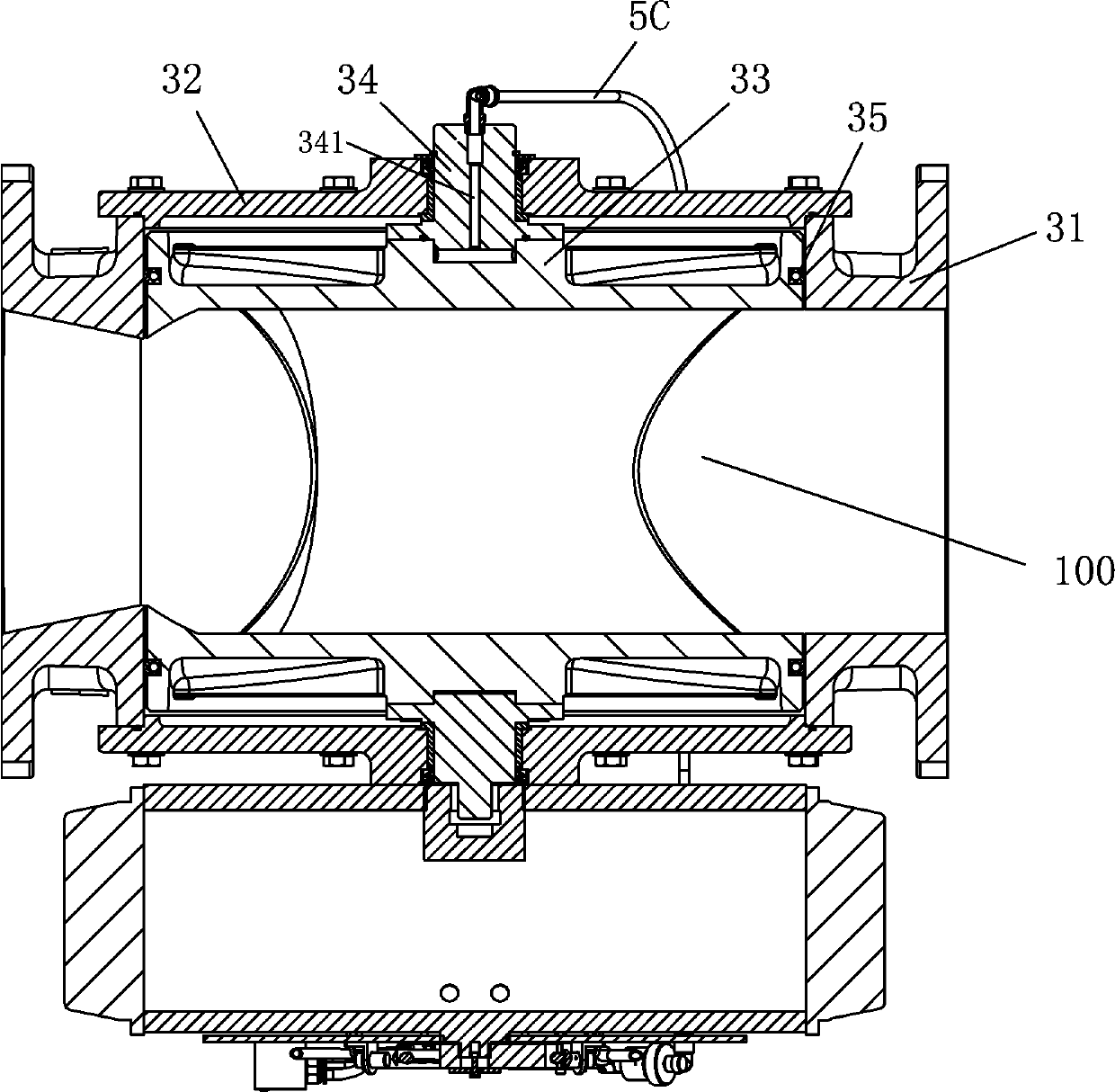 Pneumatic valve control mechanism