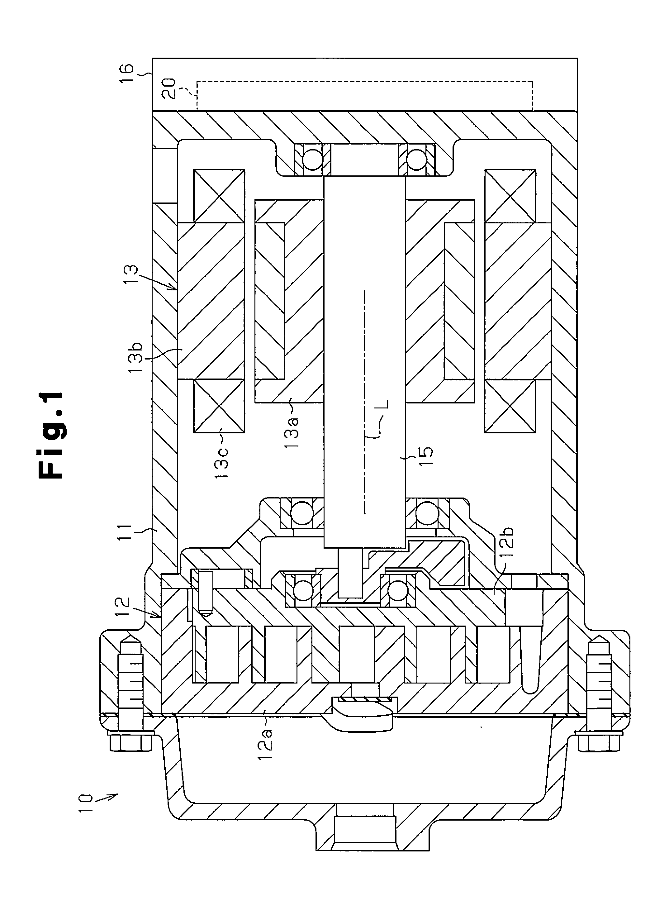 Motor-driven compressor