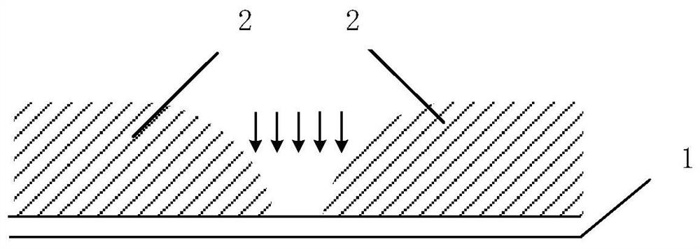 A process for manufacturing a 0.15-micron T-shaped grid