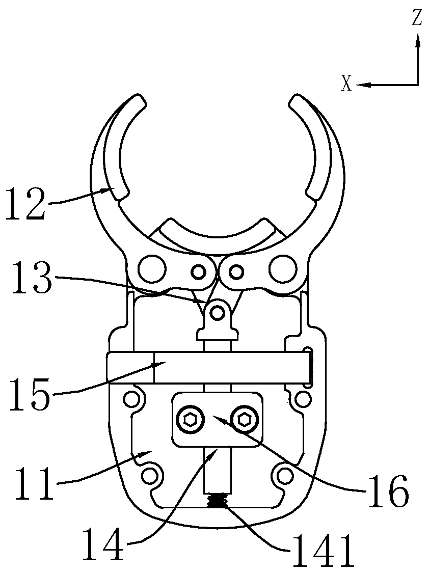 Instrument trocar clamp for surgical robot