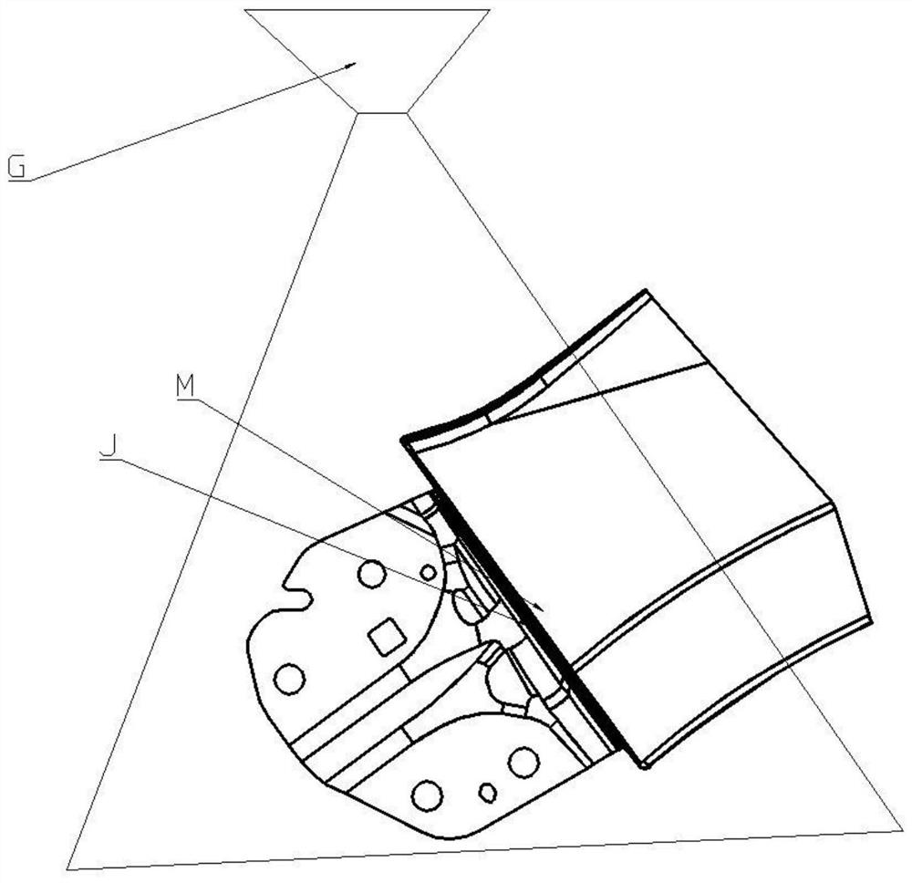 Method for eliminating distortion of lap joint area of fender stamping part front bumper