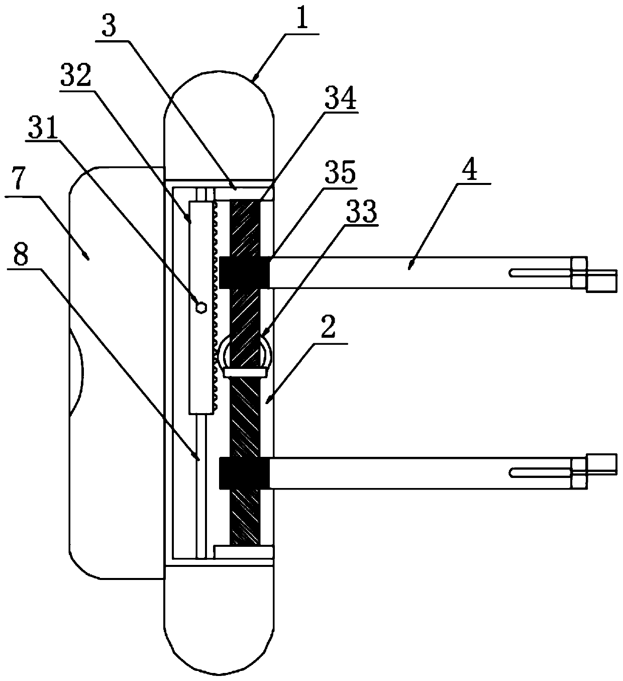 Operation auxiliary device for hepatobiliary surgery