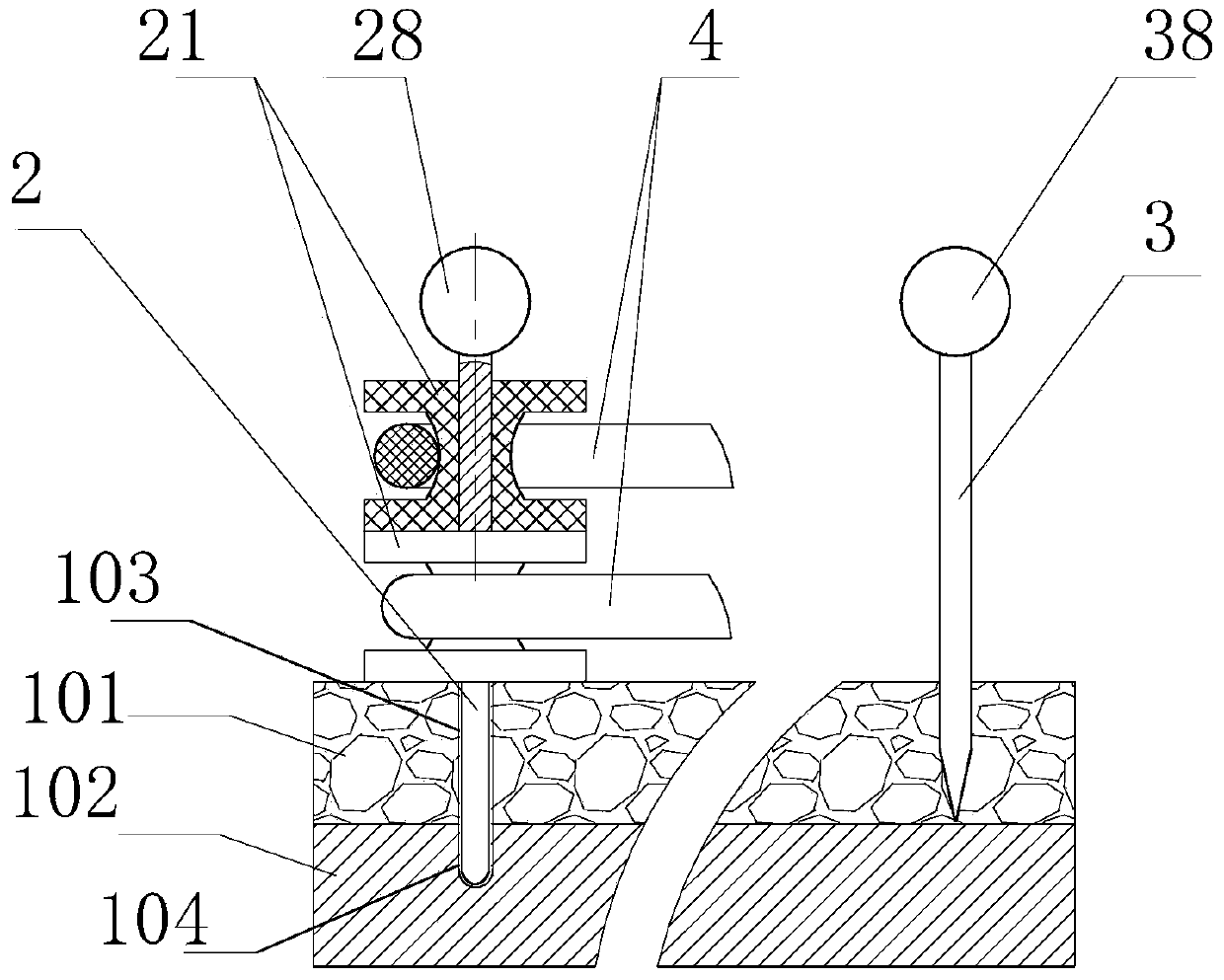 Auxiliary device for braiding disc long knot and method for braiding disc long knot