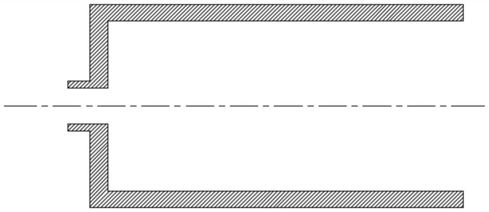 Single-stage shaped charge structure capable of forming penetrating and blasting time sequence combined effect