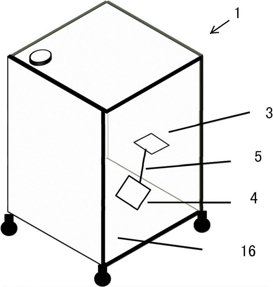 Movable solar cell charging pile