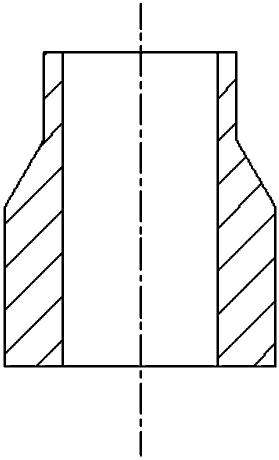 Strength checking method based on connecting structure of nozzle and pressure shell