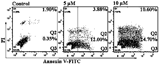 3-benzothiazole-1-(3-dimethylamino)propyl quinoline-4-ketone derivative, as well as preparation method and application thereof