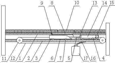 Nursing bed with defecating device