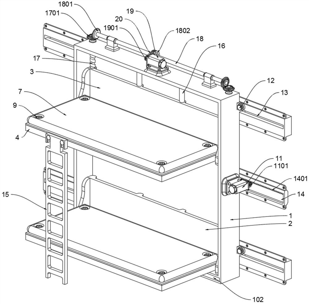 Bunk bed based on smart home