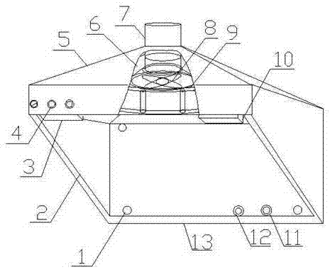 Energy-saving and environmental-protection smoke suppression machine with warm water storage function