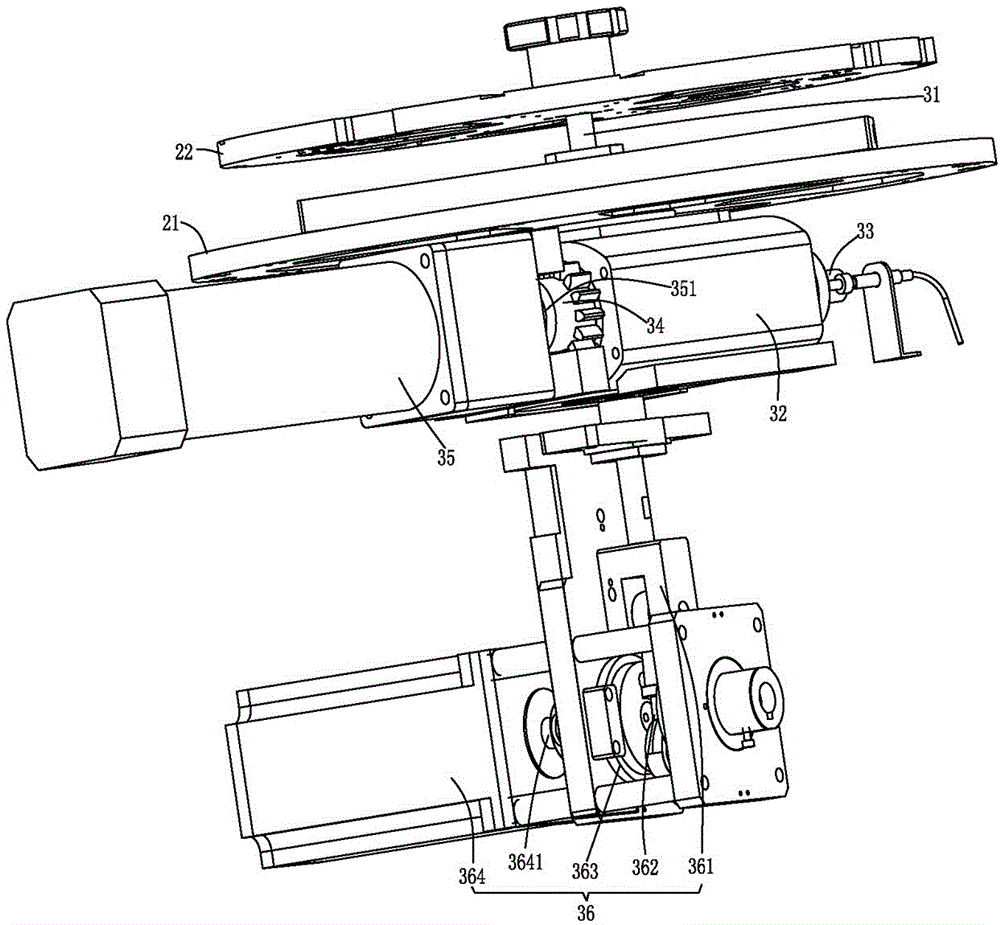 Automatic assembling machine for assembling vehicle-mounted encoder