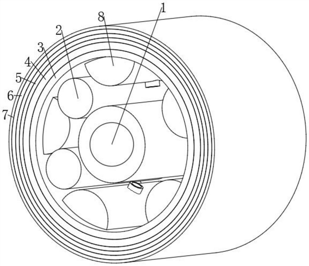 Fiber-reinforced resin-based composite core overhead insulated cable