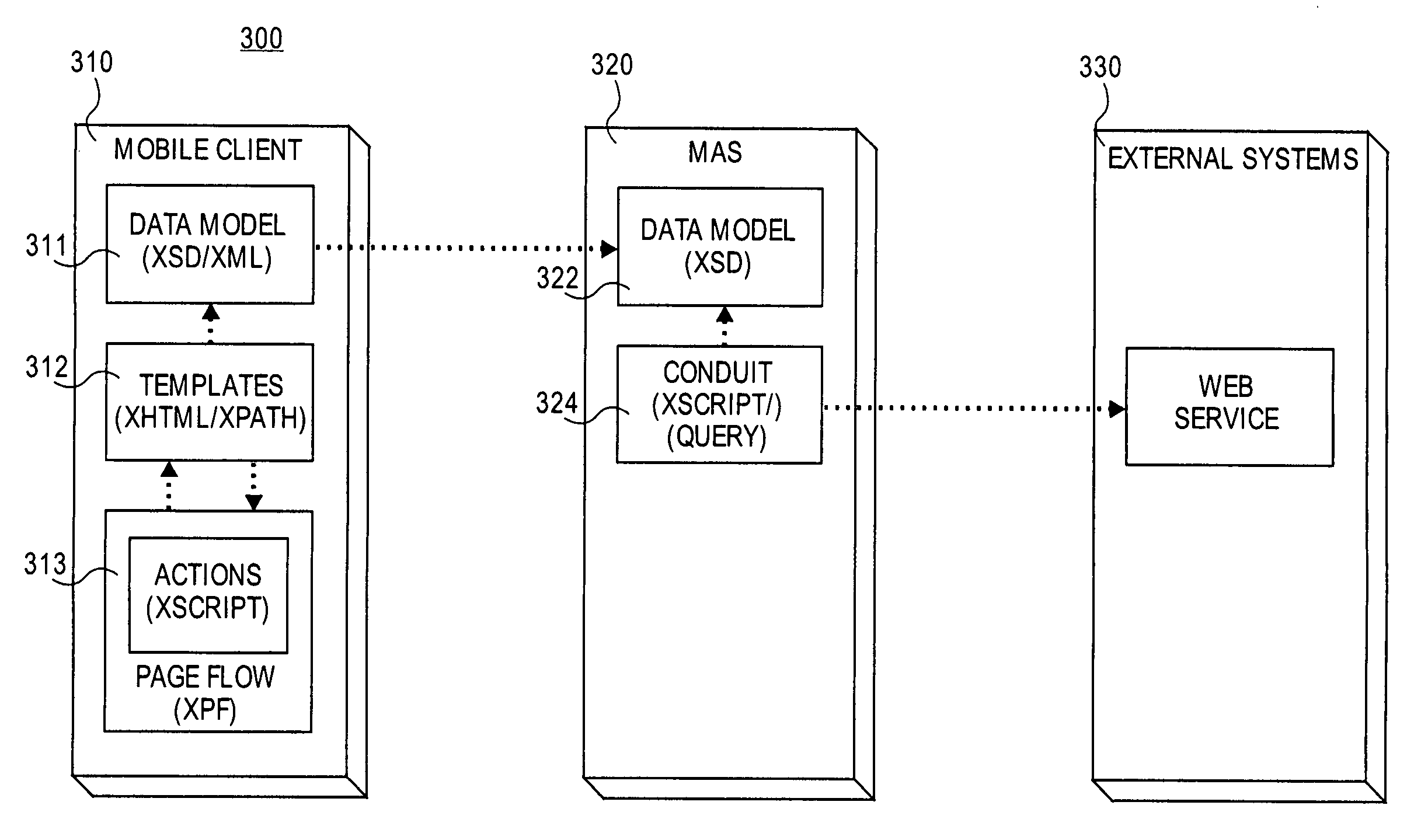 Adaptive user interface for occasionally-connected application server