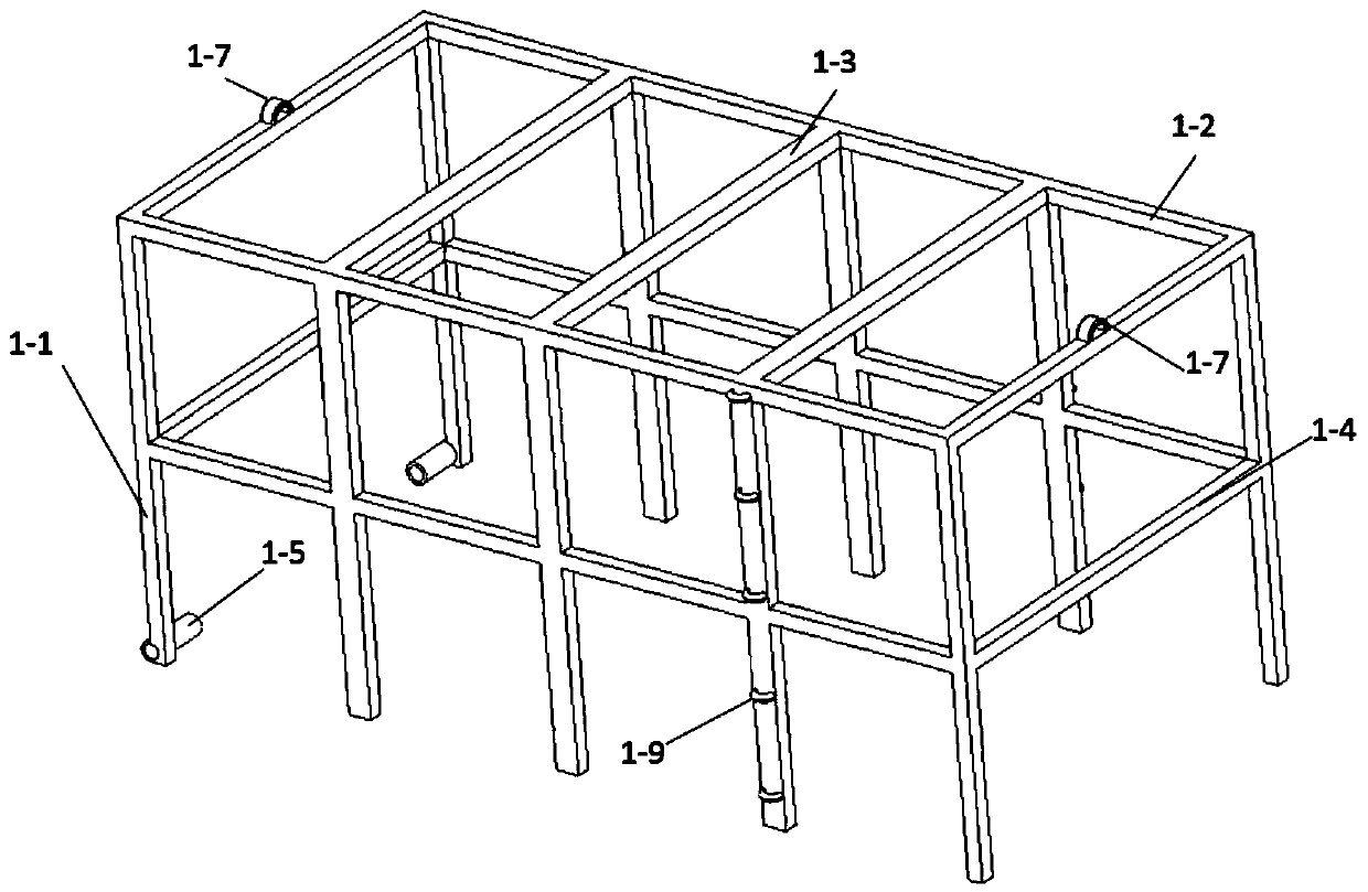 Construction method of non-collision throwing and filling of face protection gabion net bag