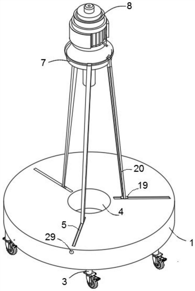 Measuring point coordinate processing device for three-dimensional seismic engineering exploration