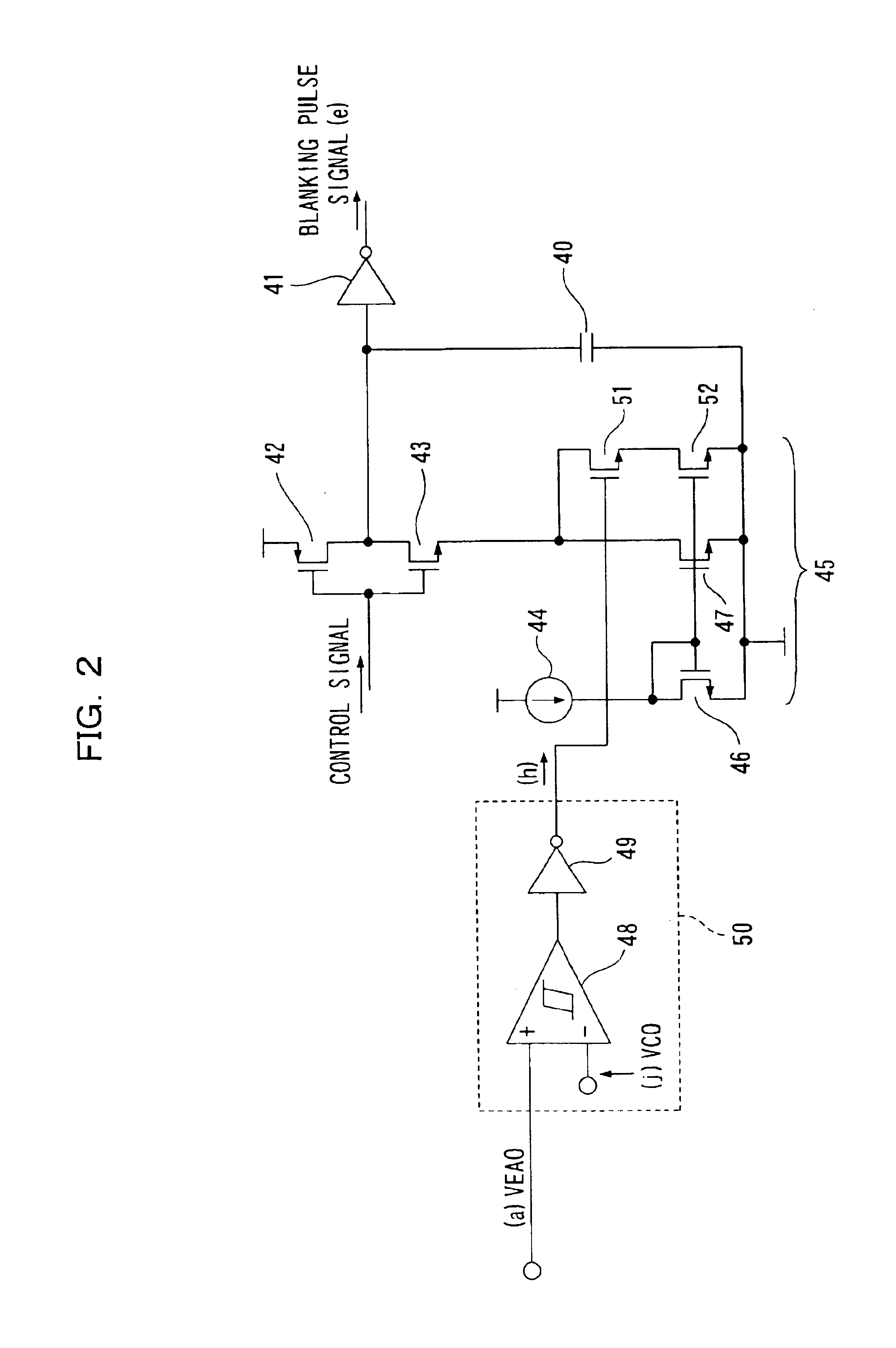 Switching power supply apparatus with blanking pulse generator