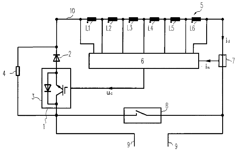 Superconducting magnet with quench protection circuit