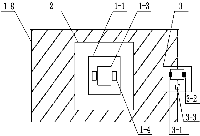 Electromagnetically controlled friction pendulum shock-reducing device and control method