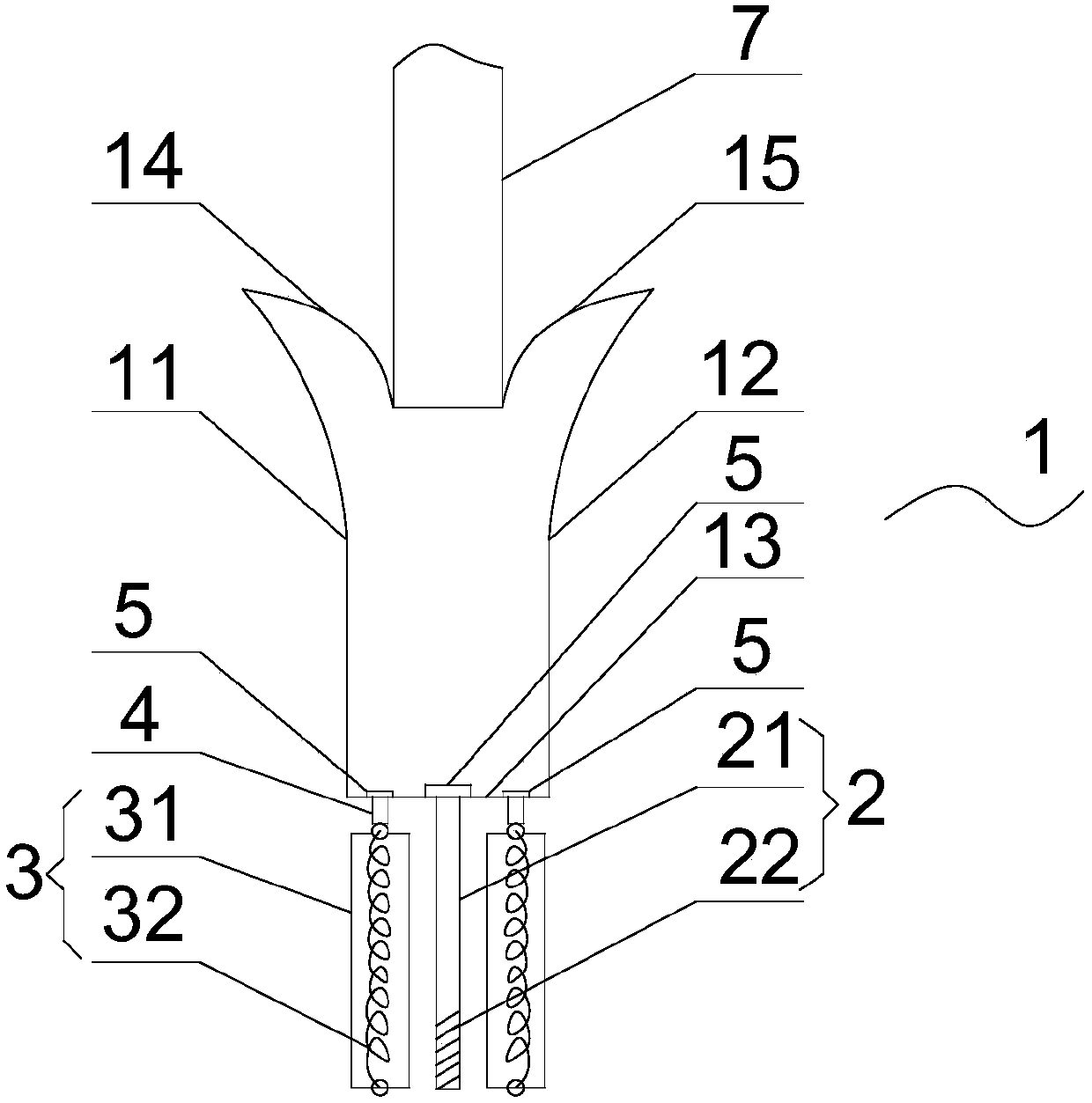 Damping device of automobile wire harness