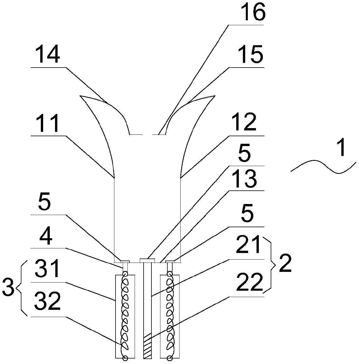 Damping device of automobile wire harness