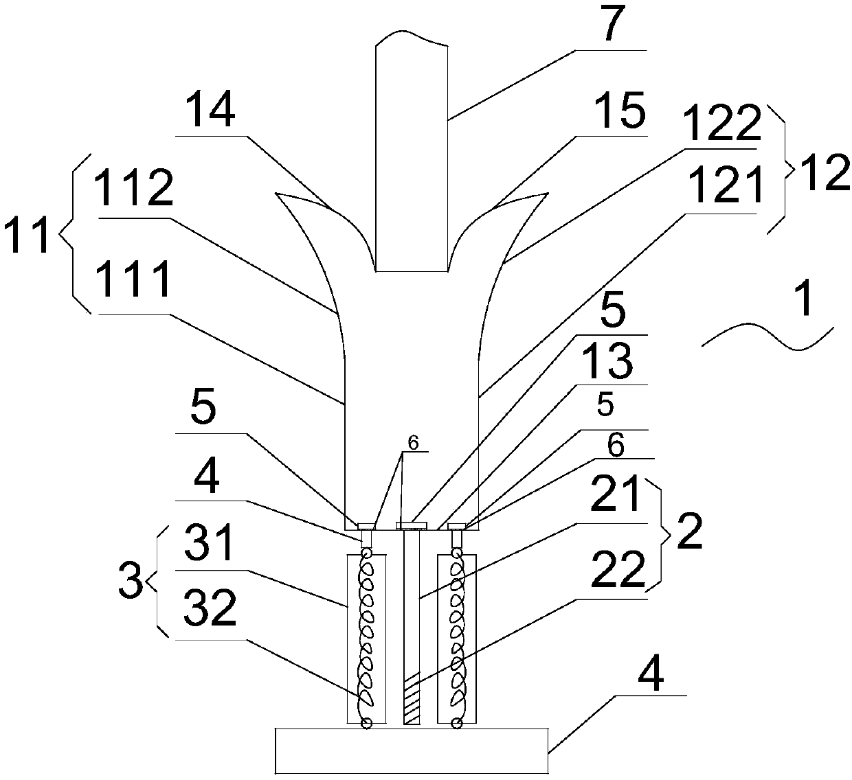 Damping device of automobile wire harness