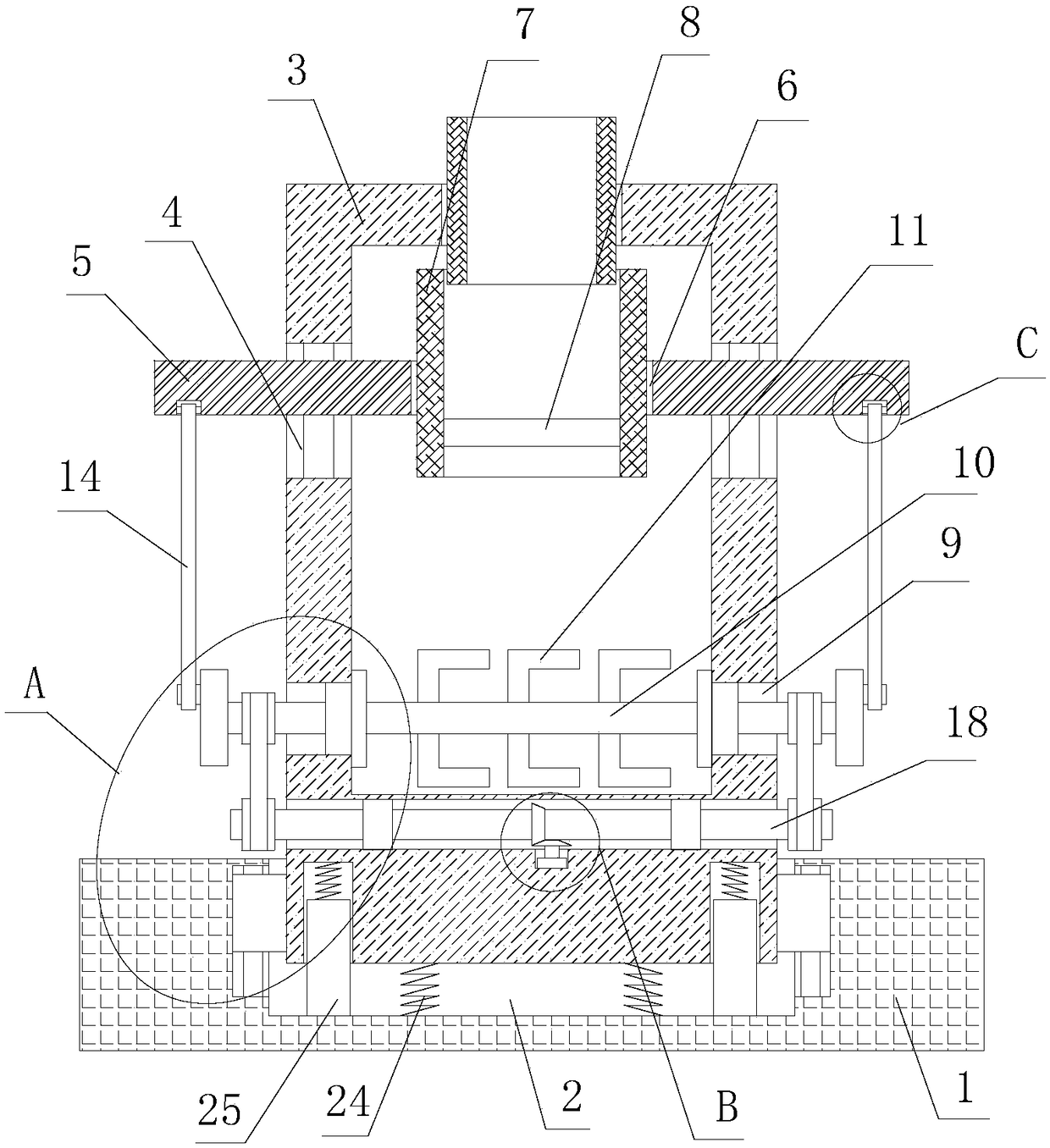 Powdery pharmaceutical mechanical equipment