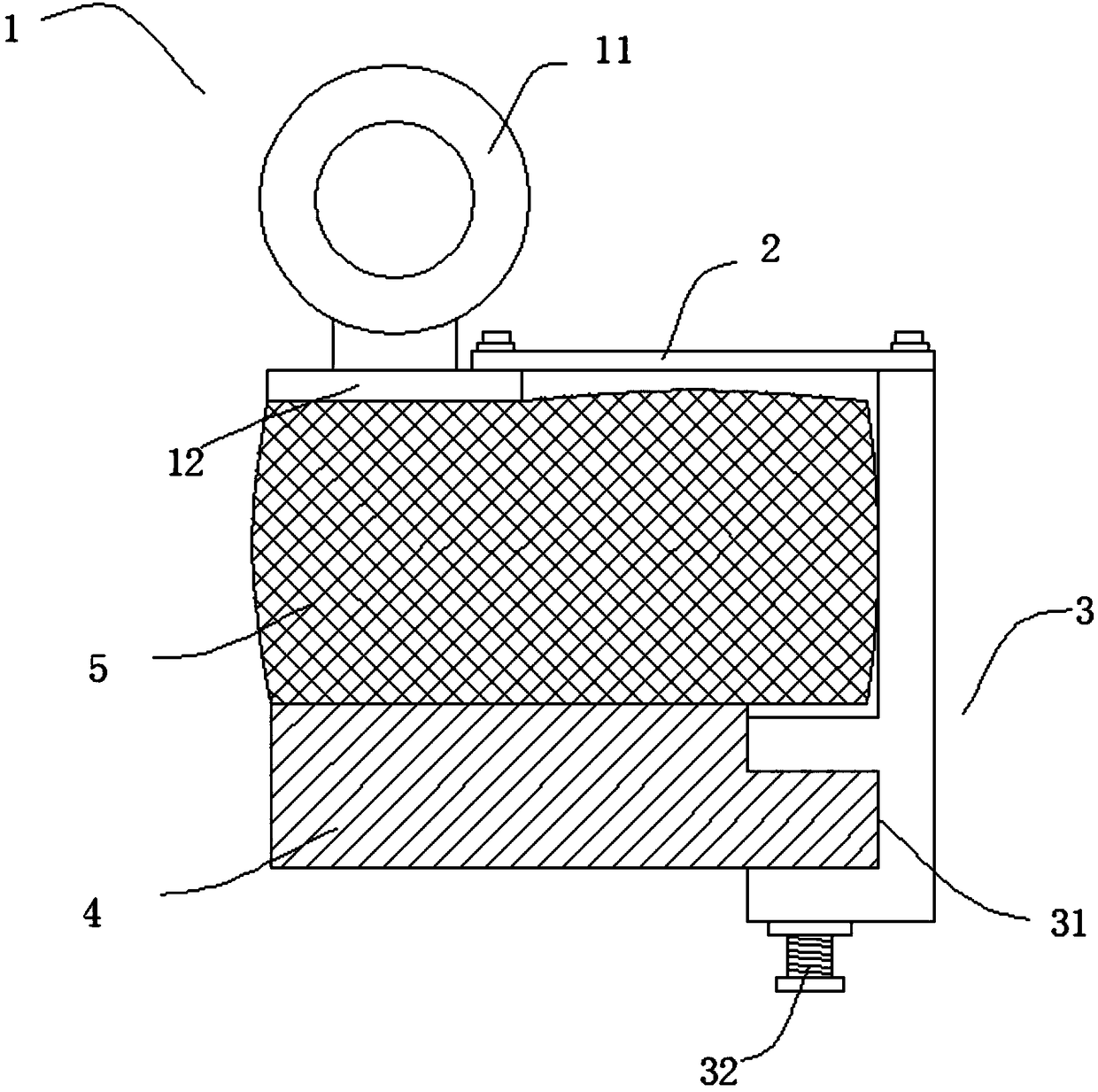 Air bag knurling roller