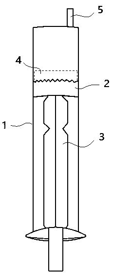 Thrombolytic agent syringe