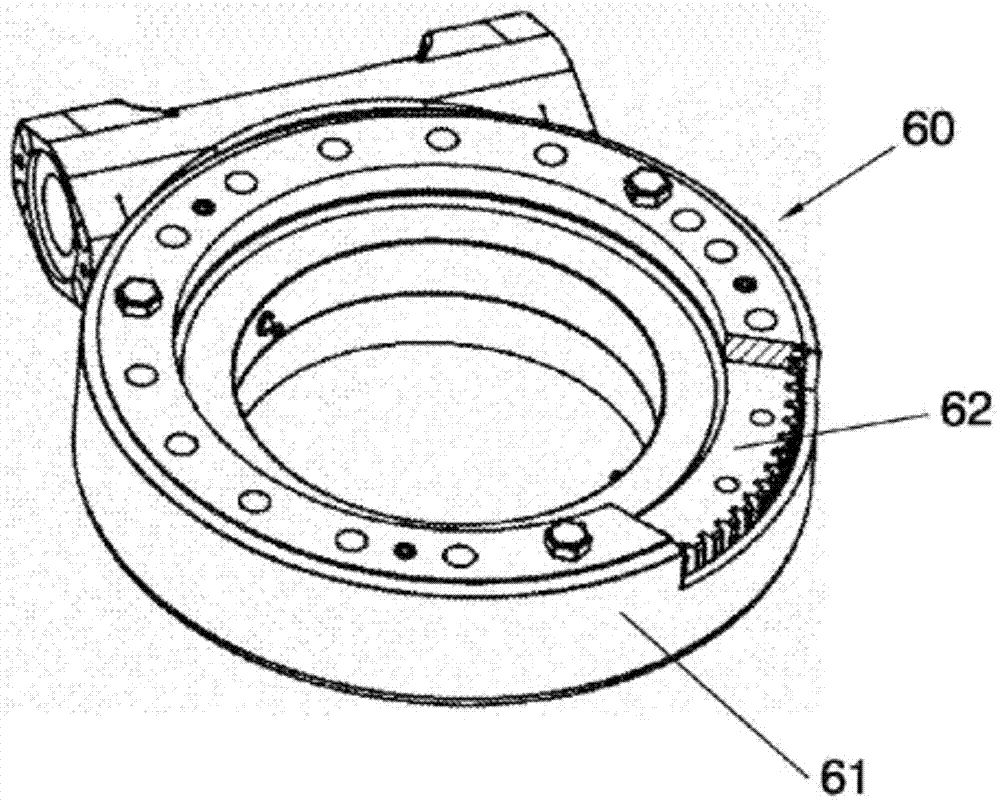 Structure for a dish-type point-based solar concentration system, and concentration system including said structure